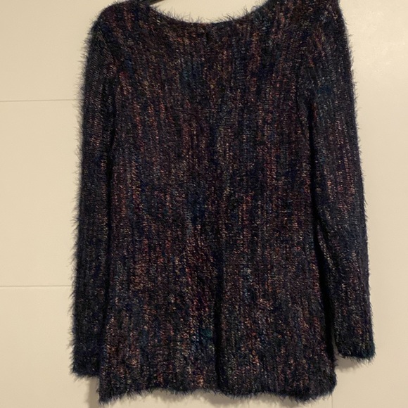 Chico’s Multicolor Sweater with Matching Infinity Scarf. - Picture 2 of 8